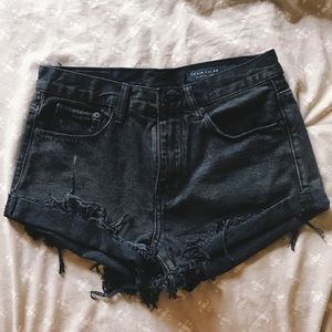 High waisted Denim Shorts